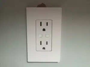 Smart outlet in Lakewood, WA.